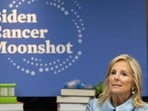 Jill Biden slams Donald Trump with just a one chaotic word. (Photo by SAUL LOEB / AFP) Jill Biden slams Donald Trump with just a one chaotic word. (Photo by SAUL LOEB / AFP)