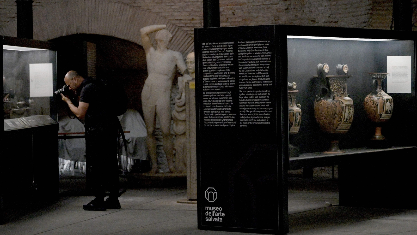 İtalya'nın çalınan antikaları Roma'nın Kurtarılan Sanat Müzesi'nde sığınak buluyor
