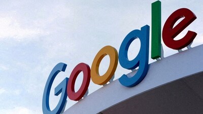 The Google logo is seen on the Google house (Reuters)