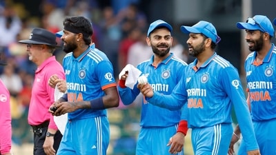 India captain Rohit Sharma and teammates Virat Kohli, Hardik Pandya, and Jasprit Bumrah (BCCI  Twitter)