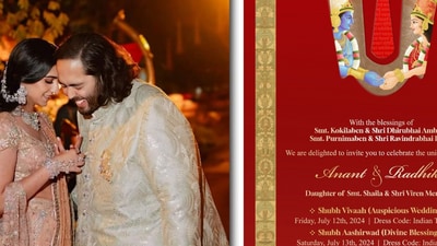 Anant Ambani and Radhika Merchantr will get married at Mumbai's Jio World Convention Centre on July 12. (X/ANI) Anant Ambani and Radhika Merchantr will get married at Mumbai's Jio World Convention Centre on July 12. (X/ANI)