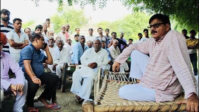 CM Adityanath had formed a three-member committee following the protests by farmers from Noida, and Greater Noida villages as they had been protesting in January and February this year over various demands. (HT Photo) CM Adityanath had formed a three-member committee following the protests by farmers from Noida, and Greater Noida villages as they had been protesting in January and February this year over various demands. (HT Photo)