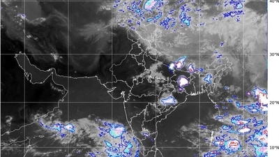 Satellite imagery suggests light to moderate rainfall at a few places tonight. (IMD) Satellite imagery suggests light to moderate rainfall at a few places tonight. (IMD)