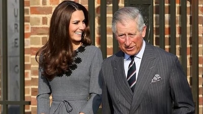 While Kate will not attend Trooping the Colour's traditional rehearsal, known as Colonel's Review, on June 8, King Charles III will not ride horseback and instead travel in a carriage with Queen Camilla to the march on June 15. (AP) While Kate will not attend Trooping the Colour's traditional rehearsal, known as Colonel's Review, on June 8, King Charles III will not ride horseback and instead travel in a carriage with Queen Camilla to the march on June 15. (AP)