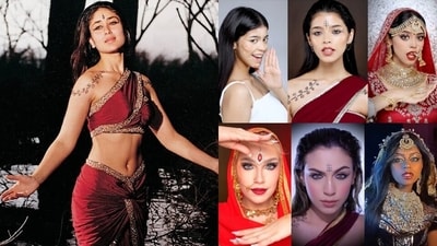 Kareena Kapoor opened up about the trend of makeup gurus putting on makeup to the song San Sanana from Asoka. Kareena Kapoor opened up about the trend of makeup gurus putting on makeup to the song San Sanana from Asoka.