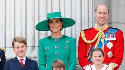 According to GB News' Royal Correspondent, the Royal couple is yet to decide if Prince George, Princess Charlotte and Prince Louis will attend King Charles' birthday parade. (Getty) According to GB News' Royal Correspondent, the Royal couple is yet to decide if Prince George, Princess Charlotte and Prince Louis will attend King Charles' birthday parade. (Getty)