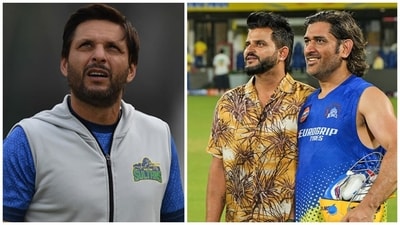 Shahid Afridi explained why Suresh Raina deleted the viral post (ANI-Getty Images)