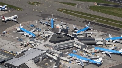 A person was killed after being sucked into a running plane engine at Amsterdam Airport (REUTERS)