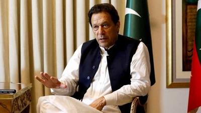 Former Pakistani Prime Minister Imran Khan. (Reuters)