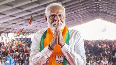Prime Minister Narendra Modi in Odisha on Wednesday. (PTI) Prime Minister Narendra Modi in Odisha on Wednesday. (PTI)