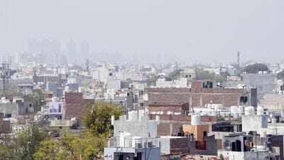 Rajesh Kaushik, district town planner, Gurugram, said that after going through the files submitted by architects, they have identified 58 properties on which the fourth floor was built in violation of rules. (Parveen Kumar/HT Photo) Rajesh Kaushik, district town planner, Gurugram, said that after going through the files submitted by architects, they have identified 58 properties on which the fourth floor was built in violation of rules. (Parveen Kumar/HT Photo)