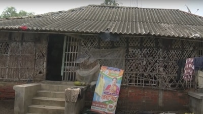 Image caption- BJP candidate Rekha Patra's house. Image caption- BJP candidate Rekha Patra's house.