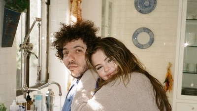 Selena Gomez and her boyfriend Benny Blanco Selena Gomez and her boyfriend Benny Blanco