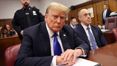 Former US President and Republican presidential candidate Donald Trump attends his criminal trial at Manhattan Criminal Court in New York City,(Photo by Michael M. Santiago / POOL / AFP) (AFP) Former US President and Republican presidential candidate Donald Trump attends his criminal trial at Manhattan Criminal Court in New York City,(Photo by Michael M. Santiago / POOL / AFP) (AFP)