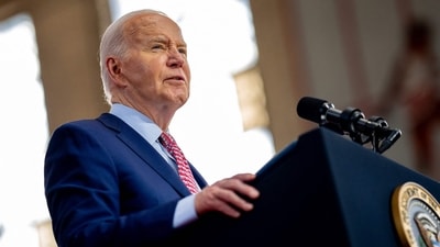 Joe Biden lashes out at reporter who asked him about handing over power to Kamala Harris (Photo by Andrew Harnik / GETTY IMAGES NORTH AMERICA / Getty Images via AFP) (Getty Images via AFP) Joe Biden lashes out at reporter who asked him about handing over power to Kamala Harris (Photo by Andrew Harnik / GETTY IMAGES NORTH AMERICA / Getty Images via AFP) (Getty Images via AFP)