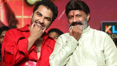 Balakrishna was the chief guest at the pre-release event of Vishwak Sen's Gangs of Godavari. Balakrishna was the chief guest at the pre-release event of Vishwak Sen's Gangs of Godavari.
