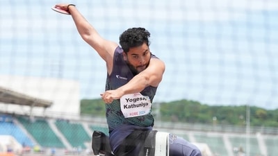 Para athlete Yogesh Kathuniya won silver in the men's discus throw F56 event at the recent World Para Athletics Championships Kobe 2024, and is grateful to the support provided by Sports Authority of India (SAI). (Photo: Instagram) Para athlete Yogesh Kathuniya won silver in the men's discus throw F56 event at the recent World Para Athletics Championships Kobe 2024, and is grateful to the support provided by Sports Authority of India (SAI). (Photo: Instagram)