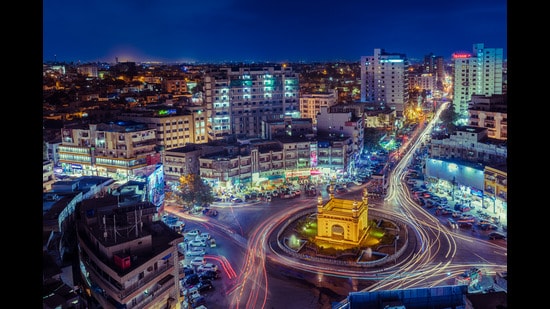 A view of Karachi at night. (Ibrar Kunri/Shutterstock)
