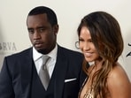 (FILES) Sean P. Diddy Combs with Cassie Ventura attend the premiere of 'The Perfect Match' at the Arclight Theatre in Los Angeles on March 7, 2016. Rapper Sean "Diddy" Combs apologized on May 19, 2024 after surveillance video surfaced showing him physically assaulting his then-girlfriend Casandra Ventura in 2016. Combs is the target of several civil lawsuits that characterize him as a violent sexual predator who used alcohol and drugs to subdue his victims, and his homes were raided this year by federal agents. (Photo by Chris Delmas / AFP)