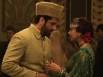 Fardeen Khan and Aditi Rao Hydari in Heeramandi. Fardeen Khan and Aditi Rao Hydari in Heeramandi.