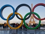 FILE - The Olympic rings are set up at Trocadero plaza that overlooks the Eiffel Tower, a day after the official announcement that the 2024 Summer Olympic Games will be in the French capital, in Paris. FILE - The Olympic rings are set up at Trocadero plaza that overlooks the Eiffel Tower, a day after the official announcement that the 2024 Summer Olympic Games will be in the French capital, in Paris.