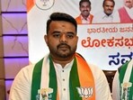 Prajwal Revanna, a leader of Janata Dal (Secular) party (Reuters)