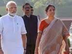 Prime Minister Narendra Modi and Union finance minister Nirmala Sitharaman. Prime Minister Narendra Modi and Union finance minister Nirmala Sitharaman.