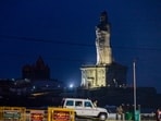 Kanyakumari: View of the Vivekananda Rock Memorial, in Kanyakumari, Friday, May 31, 2024. (PTI Photo) 
(PTI05_31_2024_000295B)
