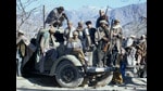 Afghan Mujahideen fought against the Soviet invasion of Afghanistan during the 1980s. The invasion started on December 25, 1979. This photograph was taken in Asmar in the Kunar Province of Afghanistan. (Pascal Manoukian/Sygma via Getty Images)
