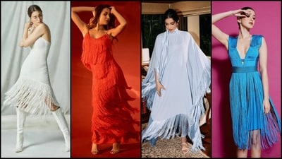 With its timeless appeal, fringe is making a bold comeback, offering a touch of effortless elegance to any ensemble. (Instagram) With its timeless appeal, fringe is making a bold comeback, offering a touch of effortless elegance to any ensemble. (Instagram)