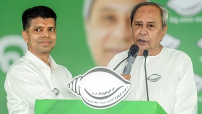 Odisha Chief Minister Naveen Patnaik along with VK Pandian (ANI Photo) Odisha Chief Minister Naveen Patnaik along with VK Pandian (ANI Photo)