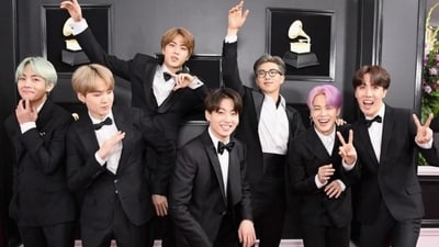 BTS at Grammy Awards. BTS at Grammy Awards.