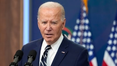 US President Joe Biden has reacted to Donald Trump verdict saying no one is above the law (AP) US President Joe Biden has reacted to Donald Trump verdict saying no one is above the law (AP)