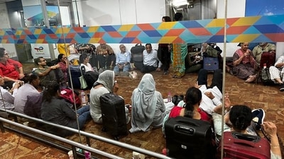 Passengers were stranded at Delhi airport (X/ @39Abhishek) Passengers were stranded at Delhi airport (X/ @39Abhishek)