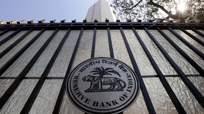 Saturday June 1 bank holiday: The Reserve Bank of India (RBI) seal is pictured on a gate outside the RBI headquarters in Mumbai. (Reuters)