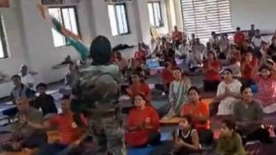 An old man aged 73 years suffered cardiac arrest and died while dancing at a yoga camp in Madhya Pradesh's Indore on Friday (PTI) An old man aged 73 years suffered cardiac arrest and died while dancing at a yoga camp in Madhya Pradesh's Indore on Friday (PTI)