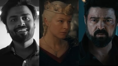 (L-R) Stills from Kota Factory 3, House of the Dragon 2, and The Boys 4. (L-R) Stills from Kota Factory 3, House of the Dragon 2, and The Boys 4.