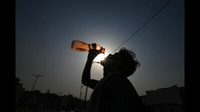 On Friday, the “real-feel” temperature or heat index of the Capital was 44°C. (Sanchit Khanna/HT Photo) On Friday, the “real-feel” temperature or heat index of the Capital was 44°C. (Sanchit Khanna/HT Photo)
