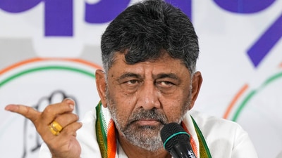 Karnataka Deputy Chief Minister and Congress leader D K Shivakumar (PTI)