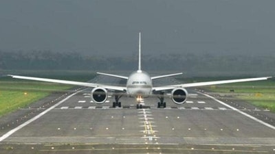 The flight landed safely at Srinagar and all passengers were safely de-boarded at the isolation bay. The flight landed safely at Srinagar and all passengers were safely de-boarded at the isolation bay.
