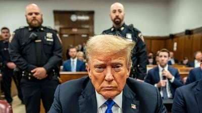 Former US President found guilty for all 34 felonies charged against him (AFP) Former US President found guilty for all 34 felonies charged against him (AFP)