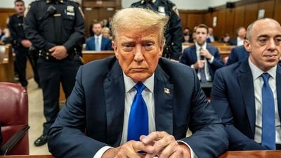 Former US President and Republican presidential candidate Donald Trump attends his criminal trial at Manhattan Criminal Court in New York City, on May 30, 2024.(Photo by Mark Peterson / POOL / AFP) (AFP) Former US President and Republican presidential candidate Donald Trump attends his criminal trial at Manhattan Criminal Court in New York City, on May 30, 2024.(Photo by Mark Peterson / POOL / AFP) (AFP)