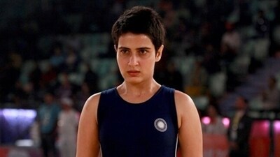 Fatima Sana Shaikh and Sanya Malhotra played Geeta and Babita Phogat respectively in the sports biopic Dangal. Aamir Khan played the role of Geeta and Babita's father Mahavir Singh Phogat. The movie showcases the aspirations of a former wrestler who wants his daughters to become world champions in wrestling. Dangal is an inspiring story about going against the tide to pursue dreams. Fatima Sana Shaikh and Sanya Malhotra played Geeta and Babita Phogat respectively in the sports biopic Dangal. Aamir Khan played the role of Geeta and Babita's father Mahavir Singh Phogat. The movie showcases the aspirations of a former wrestler who wants his daughters to become world champions in wrestling. Dangal is an inspiring story about going against the tide to pursue dreams.