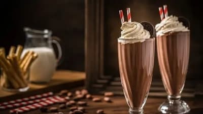 Here is a super easy and fun recipe of making a creamy chocolate milkshake at home. (Unsplash) Here is a super easy and fun recipe of making a creamy chocolate milkshake at home. (Unsplash)
