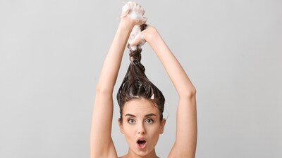 1. Overwashing: Daily shampoos can disrupt your scalp's natural oil production, leading to dryness and increased breakage. Instead, gently shampoo and cleanse your hair 2-3 times a week. (Shutterstock) 1. Overwashing: Daily shampoos can disrupt your scalp's natural oil production, leading to dryness and increased breakage. Instead, gently shampoo and cleanse your hair 2-3 times a week. (Shutterstock)