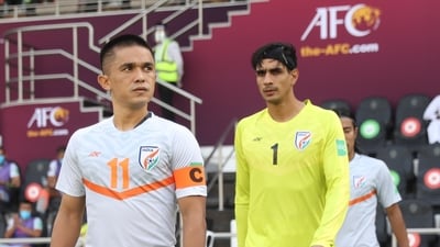 Sunil Chhetri and Gurpreet Singh Sandhu (AIFF)
