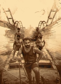 Gangs of Godavari review: Vishwak Sen plays the ambitious Rathna in the film. Gangs of Godavari review: Vishwak Sen plays the ambitious Rathna in the film.