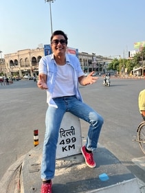 Rahul Bhat at Hazratganj, Lucknow (Deep Saxena/HT) Rahul Bhat at Hazratganj, Lucknow (Deep Saxena/HT)