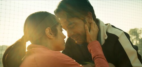 Janvhi Kapoor and Rajkummar Rao in Mr and Mrs Mahi. Janvhi Kapoor and Rajkummar Rao in Mr and Mrs Mahi.