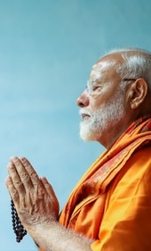 PM Modi meditates at Vivekananda Rock Memorial